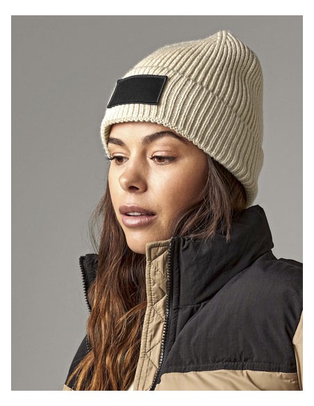 BEE-B442R-Fashion Patch Beanie 2